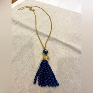 Tory Burch Gold-Blue Necklace 💙🩵💛